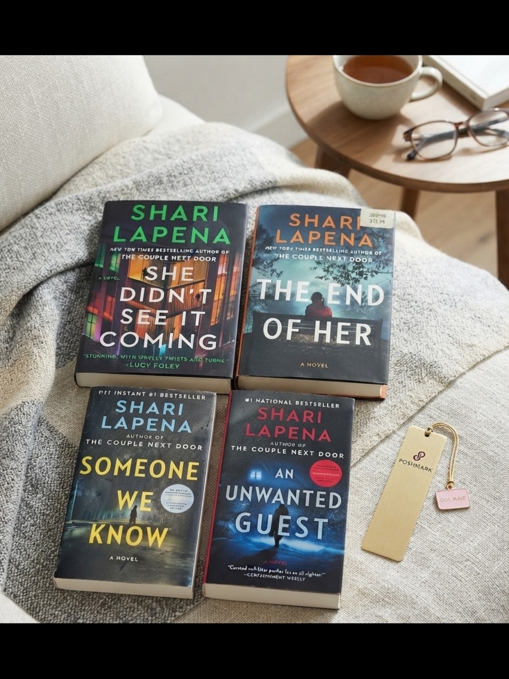 Shari Lapena Thriller Book Bundle Lot of 4 Paperback Mystery Suspense Novels